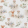 Algodón estampado SWANY Blanco / Verde